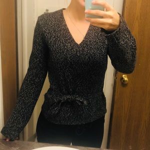 J.Crew thick knit Sweater with ties